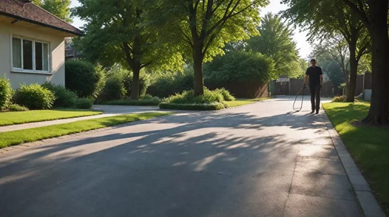 Poradnik dla właścicieli domów w Warszawie: przygotowanie podjazdu do mycia